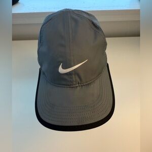 Nike Gray Cap with Black Edge